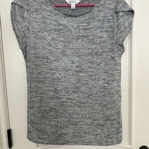 Women's Striped Top - Black and White